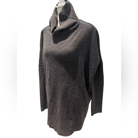 Free People Oversized Gray Slouchy Sweater - Picture 2 of 7